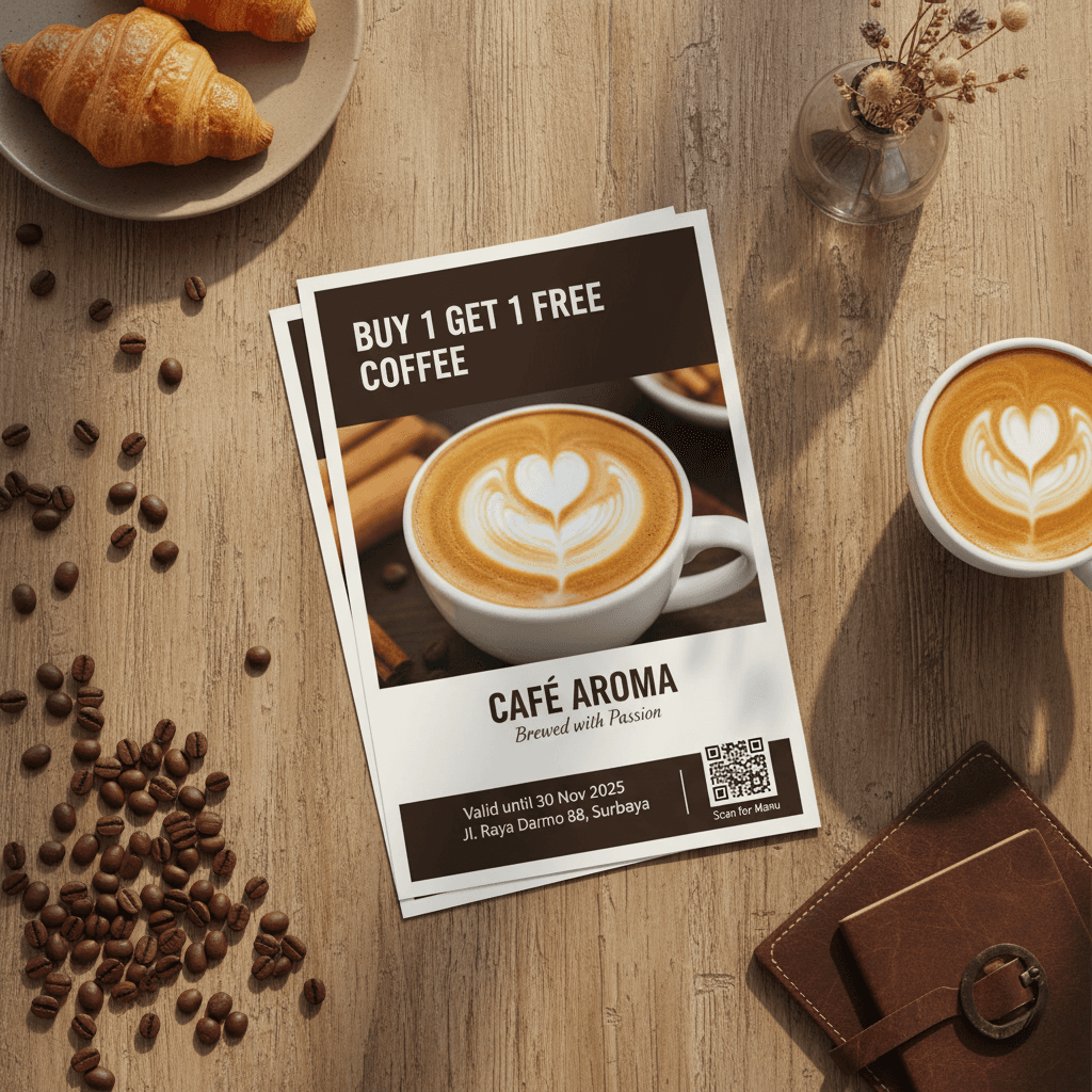 flyer cafe by Titanium Printing