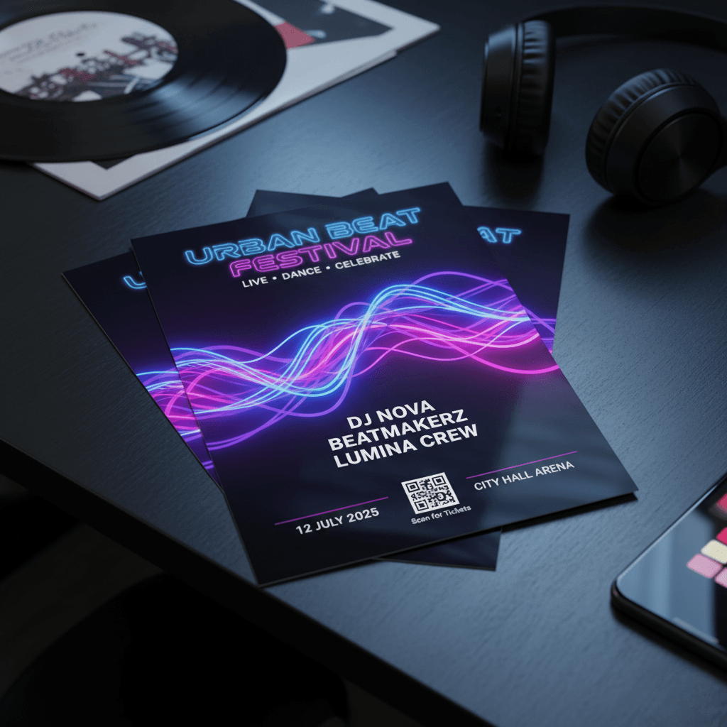 flyer festival by Titanium Printing